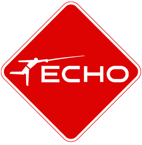 ECHO Sign Sticker - Red